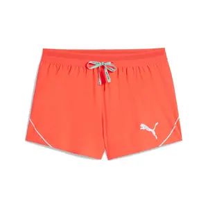 PUMA Womens Raceday Ultraweave 3 Inch Split Shorts Casual Bottoms Casual - Red