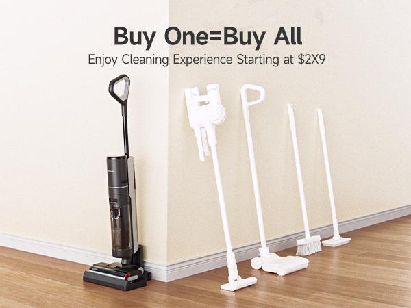 DREAME G10 Pro Lite Wet Dry Vacuum Cleaner, Cordless Vacuum Mop All in One with Auto Self-Cleaning, Cordless Floor Cleaner Machine for Hard Floors, Edge Cleaning Wet Dry Vacuum,back to school,back to school haul