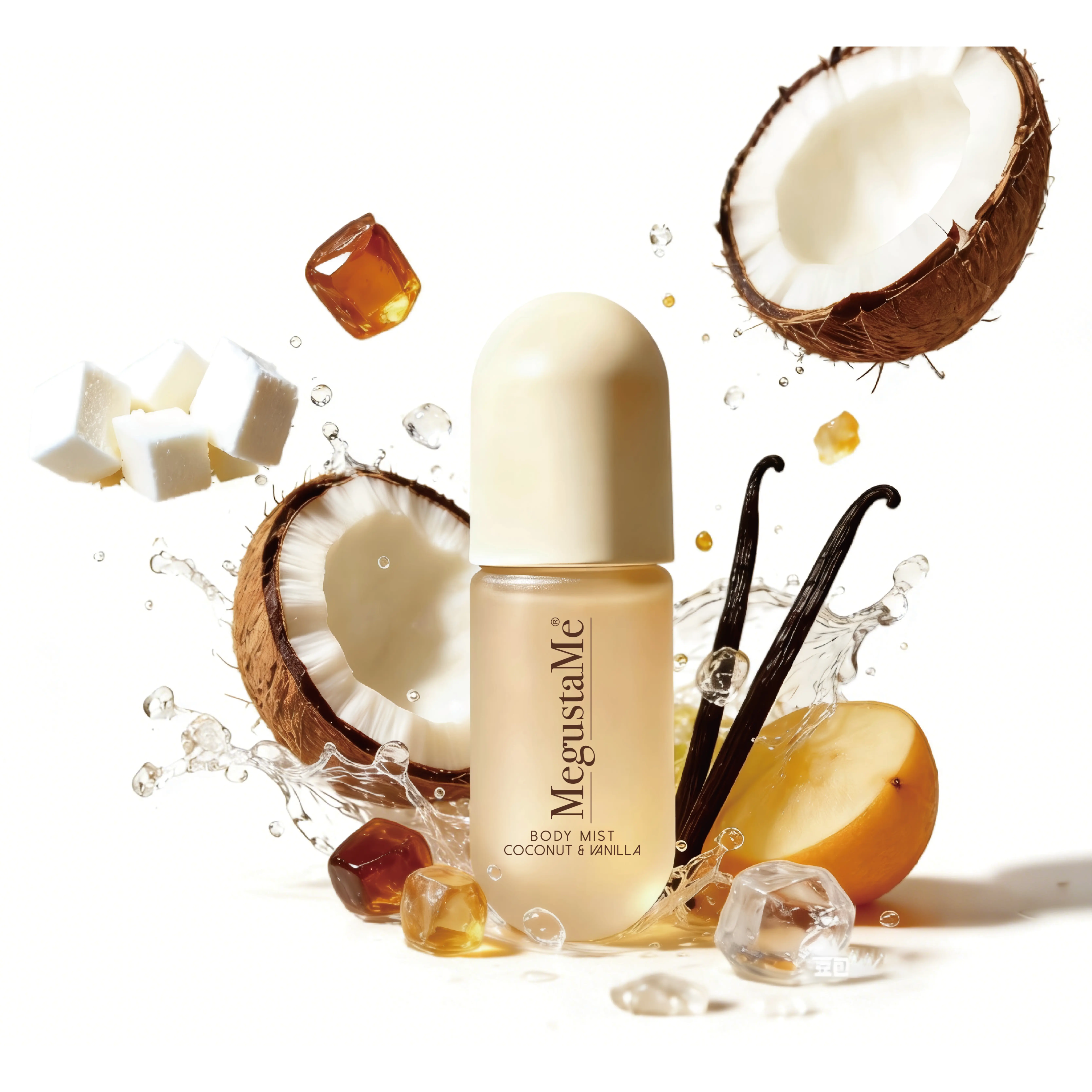 Coconut Vanilla Body Spray | Paraben-Free & Phthalate-Free | Long-Lasting Fresh Fragrance | coconut body spray | vanilla coconut perfumes for women, 3.38 fl oz (100ml)
