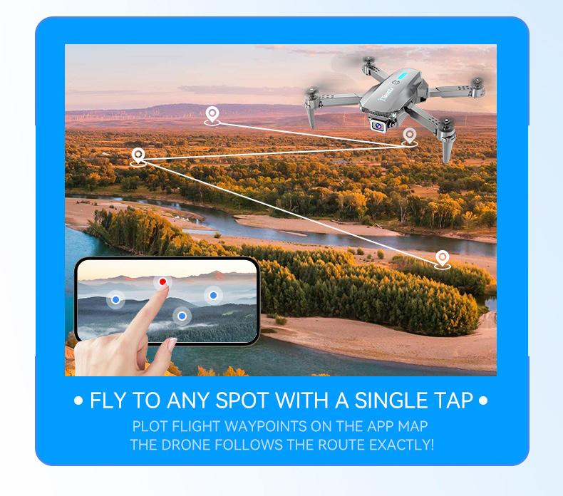 TongLi Aerial photography drone foldable drone children's remote control drone quadcopter, beginner drone dual-camera drone drones suitable for children aged 14 holiday gifts carnival gifts New Year's gifts. Folding Wifi Fpv