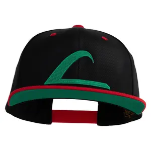 Ash Ketchum League Expo Patched Classic Snapback Wool Blend 2 Tone Cap