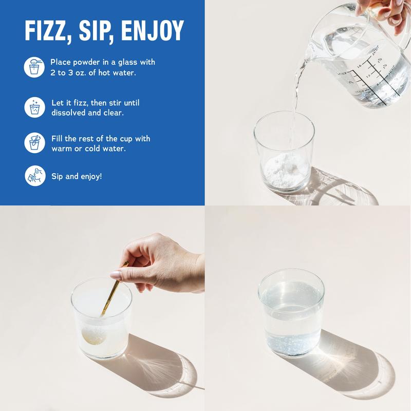 CALM Relaxing Drink Mix - Anti Stress Drink Mix - With Ionic Magnesium Citrate - Raspberry Lemon Flavor - 16 oz (453 g) - 113 Servings