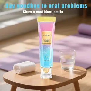 UTOGRU Triple Whitening Niacinamide Toothpaste for Oral Health & Sensitive Skin Blue Bad Breath Killer Brighten Teeth Say Goodbye to Oral Problems
