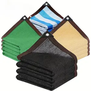 Rectangle Sun Shade Canopy - UV Protection, Breathable HDPE Fabric, Easy Installation for Patio, Garden, Pool - Non-Waterproof, Square Shape, Assorted Colors