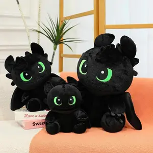 New To Train Your Dragon Anime Figures Toothless Plush Toy Doll Toothless Plush Toy Room Children Toy Cute Kawaii Birthday Gift
