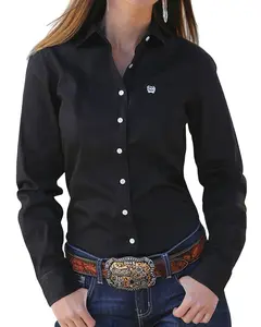 Cinch Women's Women'S Weave Pocket Long Sleeve Button Down Western Shirt - Msw9164027