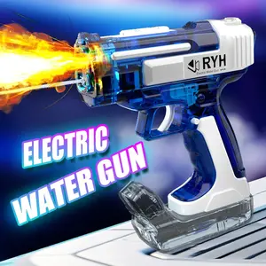 2026 New Light-Up Electric Water Gun, Spray Electric Water Gun, Festival Gift, Summer Toy, Continuous Fire High-Speed Water Gun, Water Blasters