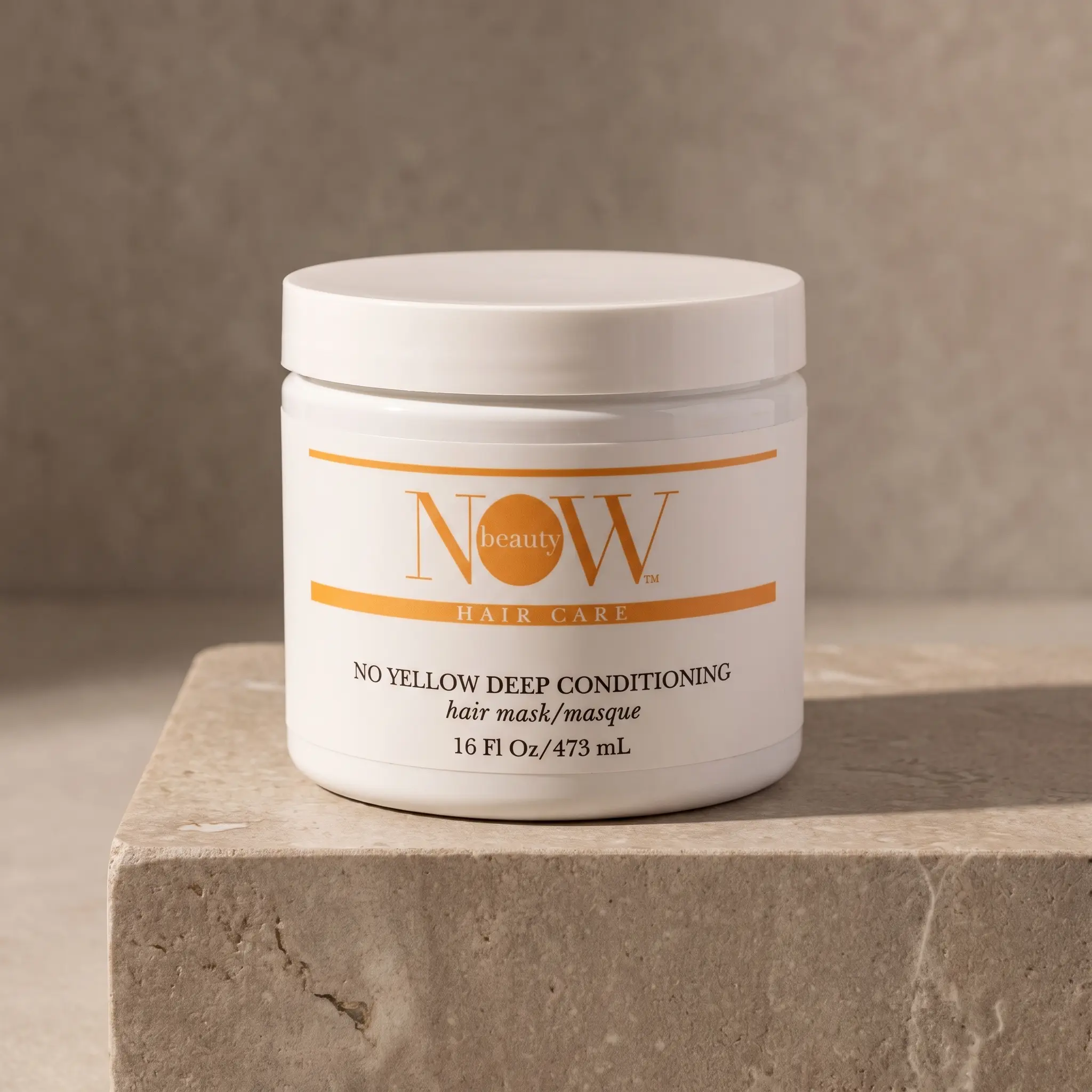 No Yellow Deep Conditioning Hair Mask by NOW Beauty for Unisex - 16 oz Masque