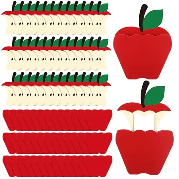 24/36 Pcs Back to School Teacher Gift Card Holders Apple Pencil Themed Money Card Holders First Day of School Gifts for Students Teachers Classroom Party Supplies Teacher Appreciation Gifts