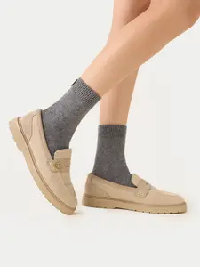 Unisex Cashmere Jersey Knit Bed Socks