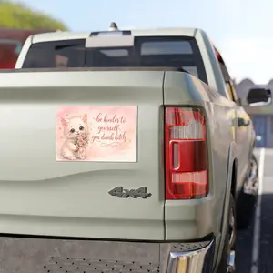 Cute Kitten Bouquet be kinder to yourself you dumb bitch Car Magnet