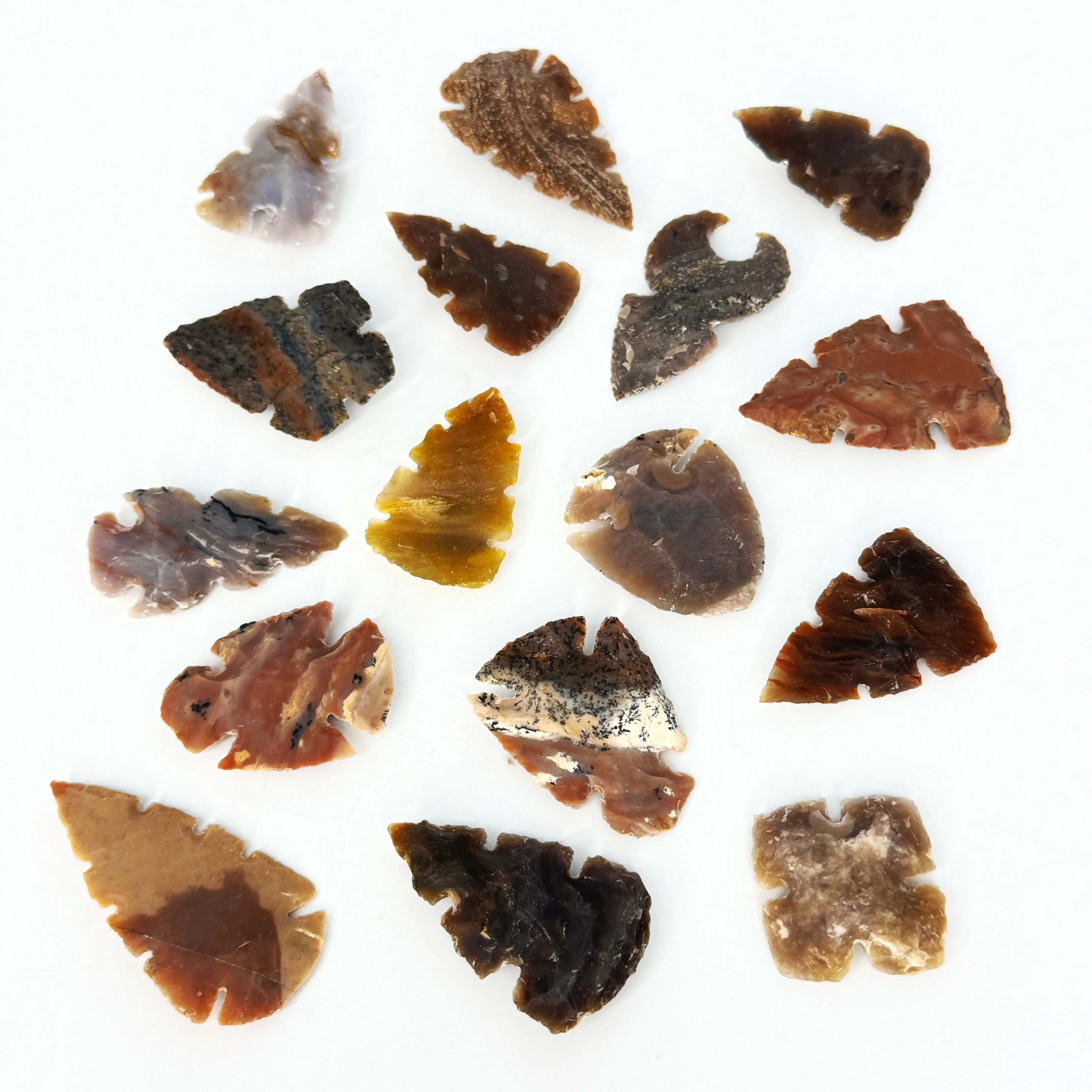 Dendritic Jasper Arrowheads