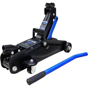 2 Ton Floor Jack,with Wheels for Secure Lifting,Fast Lift Floor Jack, Quick Lift Pump for Sport Utility Vehicle,Providing Stable Support for Various Cars,lifting range of 5.31" to 13" (2 Ton)