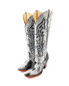 Cowboy Boot Junia Cowhide Tall Snip