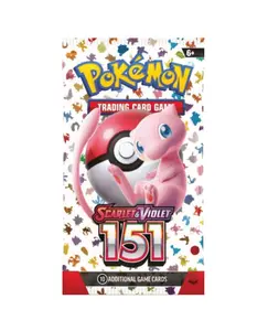 Pokémon Scarlet & Violet 151 Booster Pack - 10 Additional Game Cards with Updated Artwork & Ultra Rare Cards