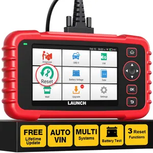 LAUNCH OBD2 Scanner CRP123X Elite, 2026 Lifetime Free WiFi Update scan Tool, FCA SGW, SAS Calibration/Throttle/Brake/BMS/D-P-F/Oil Reset/ABS bleeding, Multi Systems Car Scanner, Battery Test, Auto VIN