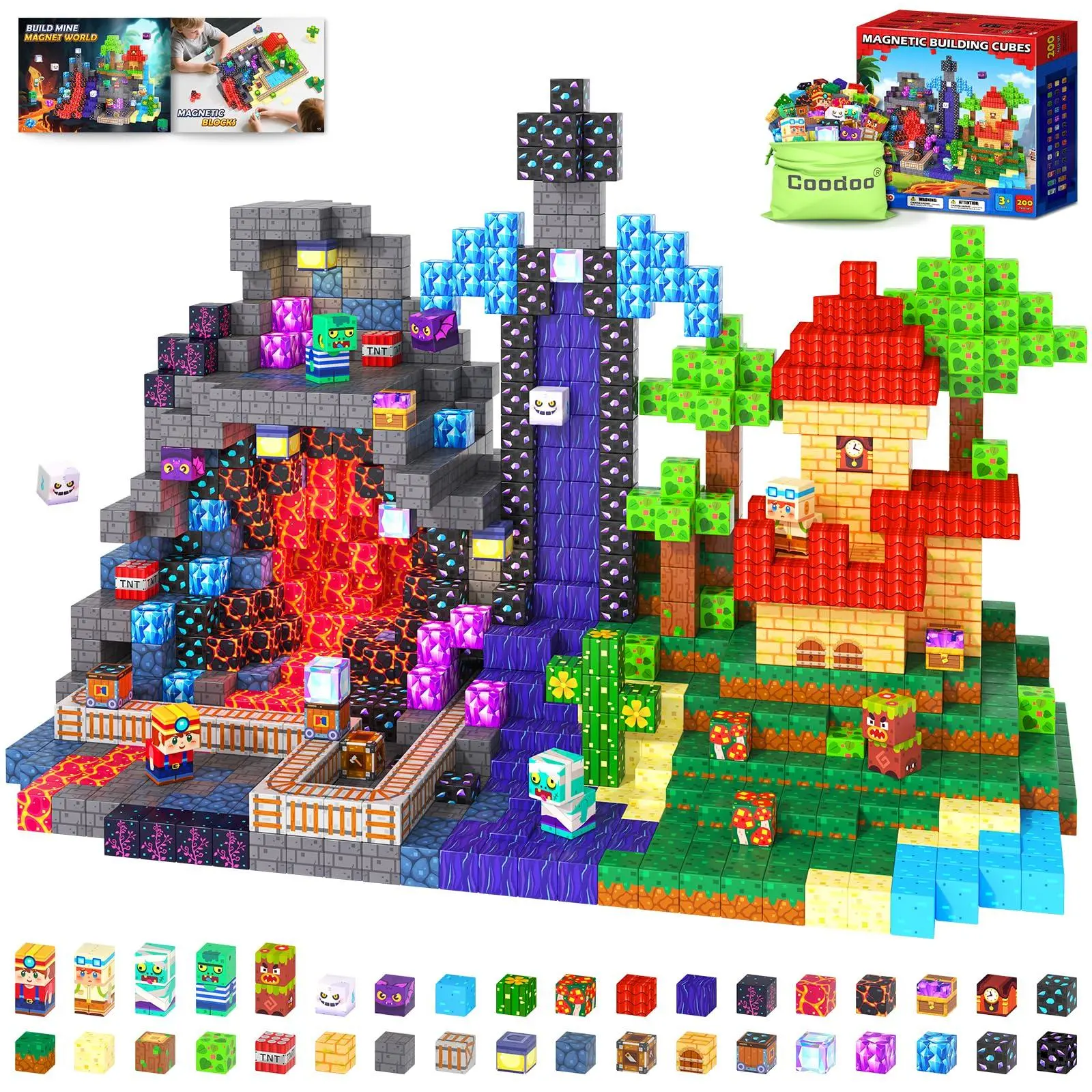 200 PCS-Rainforest