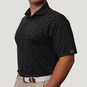 Acres Down South Menswear 615 Short-Sleeve Stretch Casual Music-Themed Top & Smooth Polyester-Spandex Fabric Polo Fashion Accessory Set
