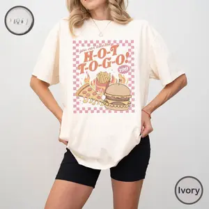 Chappell Roan Inspired Comfort Colors T-Shirt – Hot To Go Retro Graphic Tee – Midwest Princess Tour Aesthetic – Unisex Music Fan Shirt – Full Size Fit