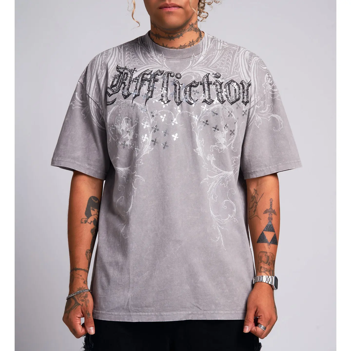Affliction Men's T-shirt Stampede