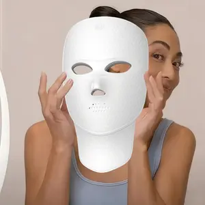 2027 New Face Neck Light Therapy Mask, Nir LED with 7 Color Options, Rechargeable Ergonomic Design, Facial Care, Face Lifting Device, Perfect Holiday Gift, Facial Care Instrument