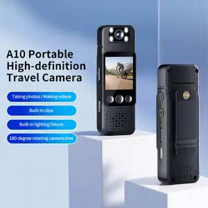 1080P all-in-one video recording and capturing camera, small wearable camera, suitable for travel, cycling, work safety and police law enforcement portable cameras
