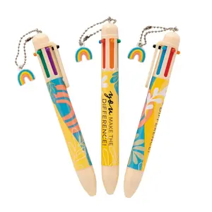 5 1/2" Appreciation Shuttle Pens with Rainbow Charm - 12 Pc.
