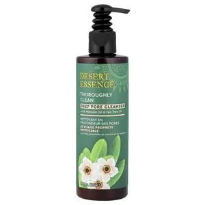 Desert Essence Thoroughly Clean Deep Pore Cleanser, 8.5 fl oz (250 ml)