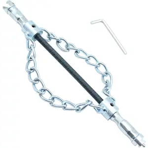 Flex‑Shaft Sewer Descaling Chain, Push-Type Cable for PVC Pipes, Toilets & Boilers, Compatible with 16mm, Multi-Purpose Plumbing Tool