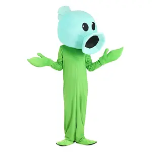 Plants Vs Zombies Snow Pea Costume Kid's Jumpsuit