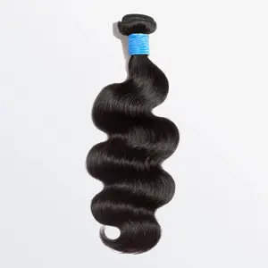 36" Body Wave Brazilian 100% Virgin Hair Bundles Grade 10A Human Hair Natural Black 10-36" Dyeable Up to #27