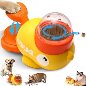 Press&Get Interactive Pet Feeder Smart Puzzle Enrichment Toy For Dog&Cat Treat Dispenser Educational Game Feeder