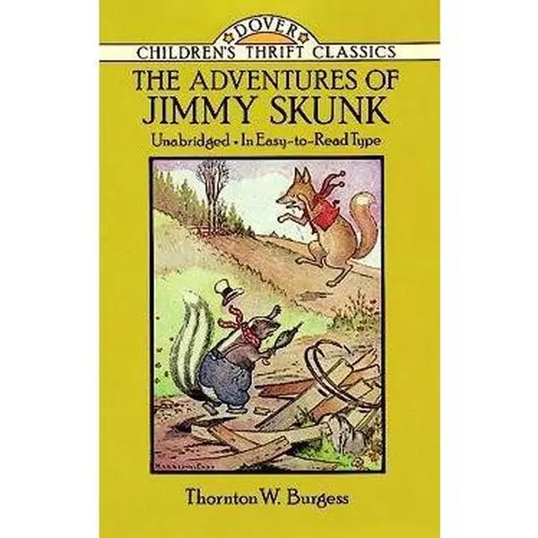 USED Book - The Adventures of Jimmy Skunk (Bedtime Story-Book) by Thornton W. Burgess (Paperback) - english