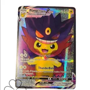 Gengar Pikachu Cosplay Custom Fan Art Card