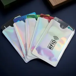 5 Ultra-Thin Anti-Scan Card Wallet, Rfid Shielding, Durable Travel ID Holder, Secure Credit Card Protector, Portable Identity Theft Guard, Contactless Card Holder