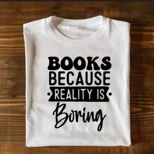 Reality Is Boring Bookish  Short Sleeve T-Shirt