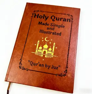 Quran Made Simple Beginner Guide Notebook, Reading Materials & Illustrated Tafsir Journal, 1 Count Full Summary with Easy Explanations, Portable Islamic Religious Notebook, Ideal Gift for Ramadan or Eid