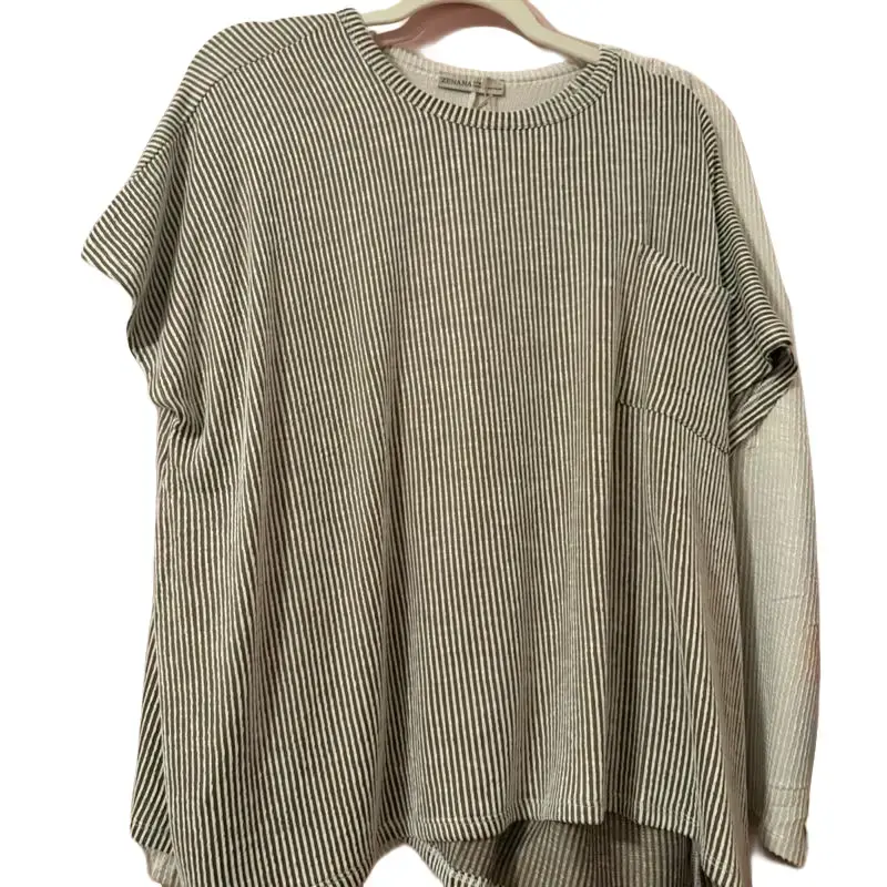 Mocha Ribbed Zenana Top