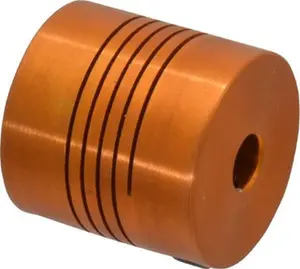 Lovejoy Flexible Screw Hub Coupling, Anodized Aluminum, 3/16" Max Bore Diameter, 3/4" OD, 3/4" OAL, Flexible Hub, Part No. 68514477393