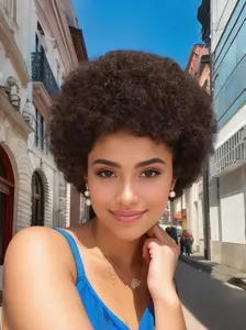 Short Pixie Cut Wigs For Women Human Hair Afro Kinky Curly Full Machine Made Wig