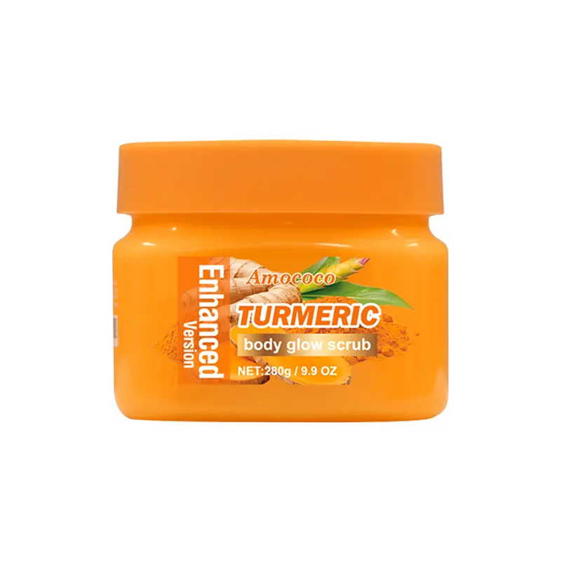 Turmeric Scrub for Cleansing Antioxidant Exfoliating Body Treatment - Natural Skin Care Solution for Gentle Cleansing and Skin Renewal Cleanser Cosmetic Sensitive Smoother Soothing