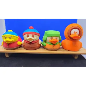 Animated Crew Mini Duck Set: Stan, Kyle, Cartman, Kenny Inspired Collectibles