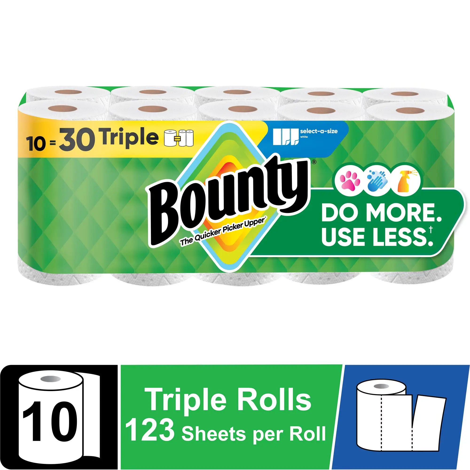 Bounty Paper Towels Select-a-Size, 6 Triple Rolls