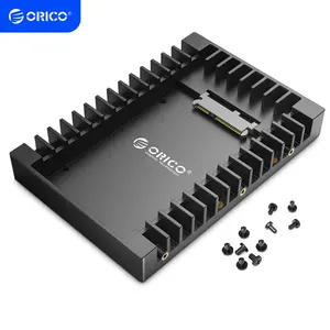 ORICO 2.5 SSD SATA to 3.5 Hard Drive Adapter Internal Drive Bay Converter Mounting Bracket Caddy Tray for 7 / 9.5 / 12.5mm 2.5 inch HDD / SSD with SATA III Interface(1125SS)