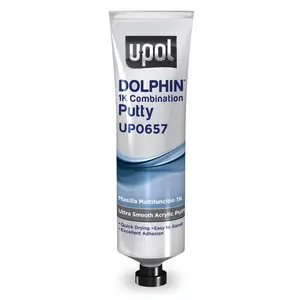 U-POL Products  7 oz Dolphin 1k Combination Putty & Ultra Smooth Acrylic Putty, Olive Green