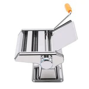 Pasta Maker Adjustable Multifunctional Manual Noodle Maker Machine With Hand Crank And Cutter For Spaghetti Fettuccini Dumpling Skin