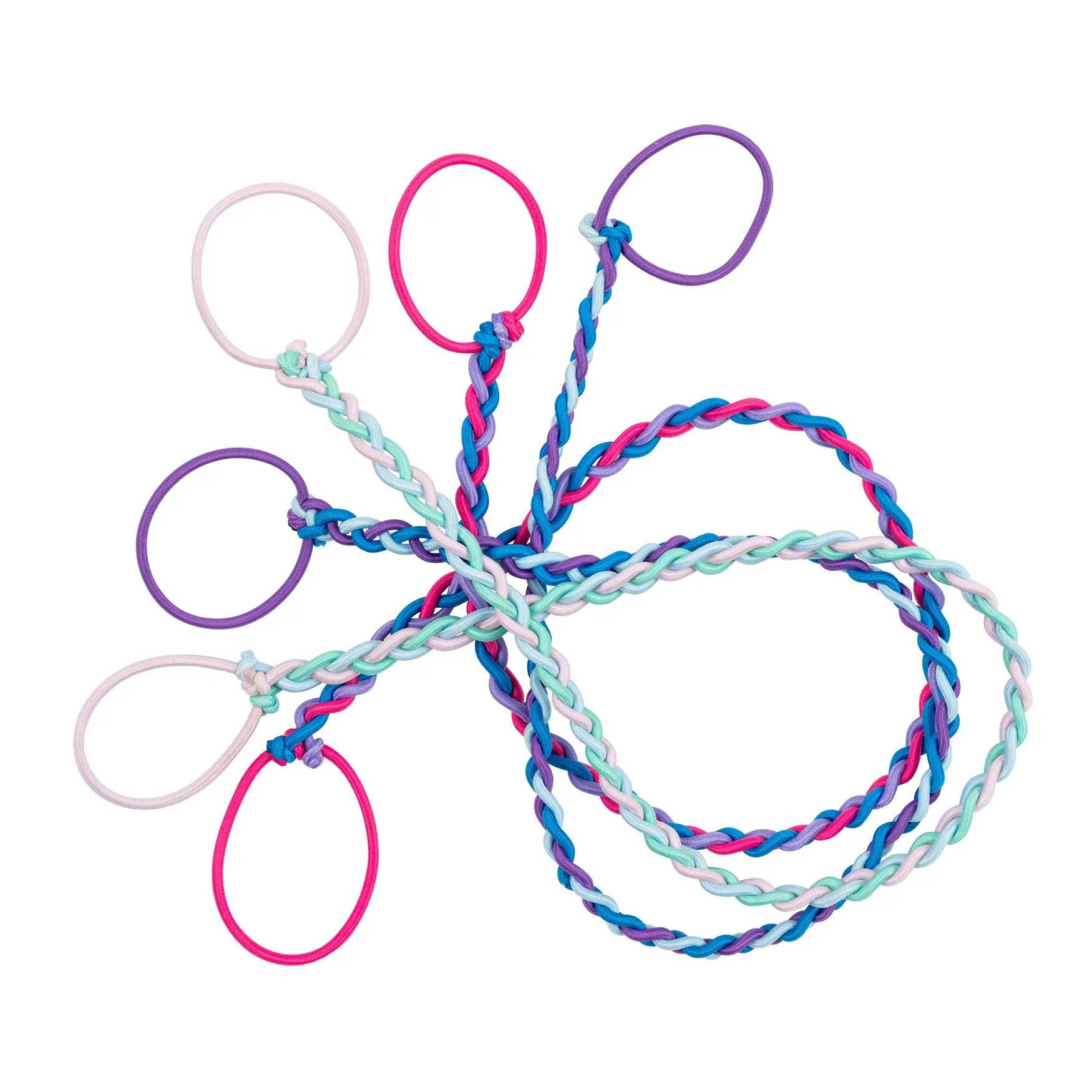 Rip Tie Soft Tangle-Free Hair Tie for Women, Elastic Hair Rope, Colorful Hair Accessory - As Seen on Shark Tank - Multicolor (Multicolor, 3 Count)