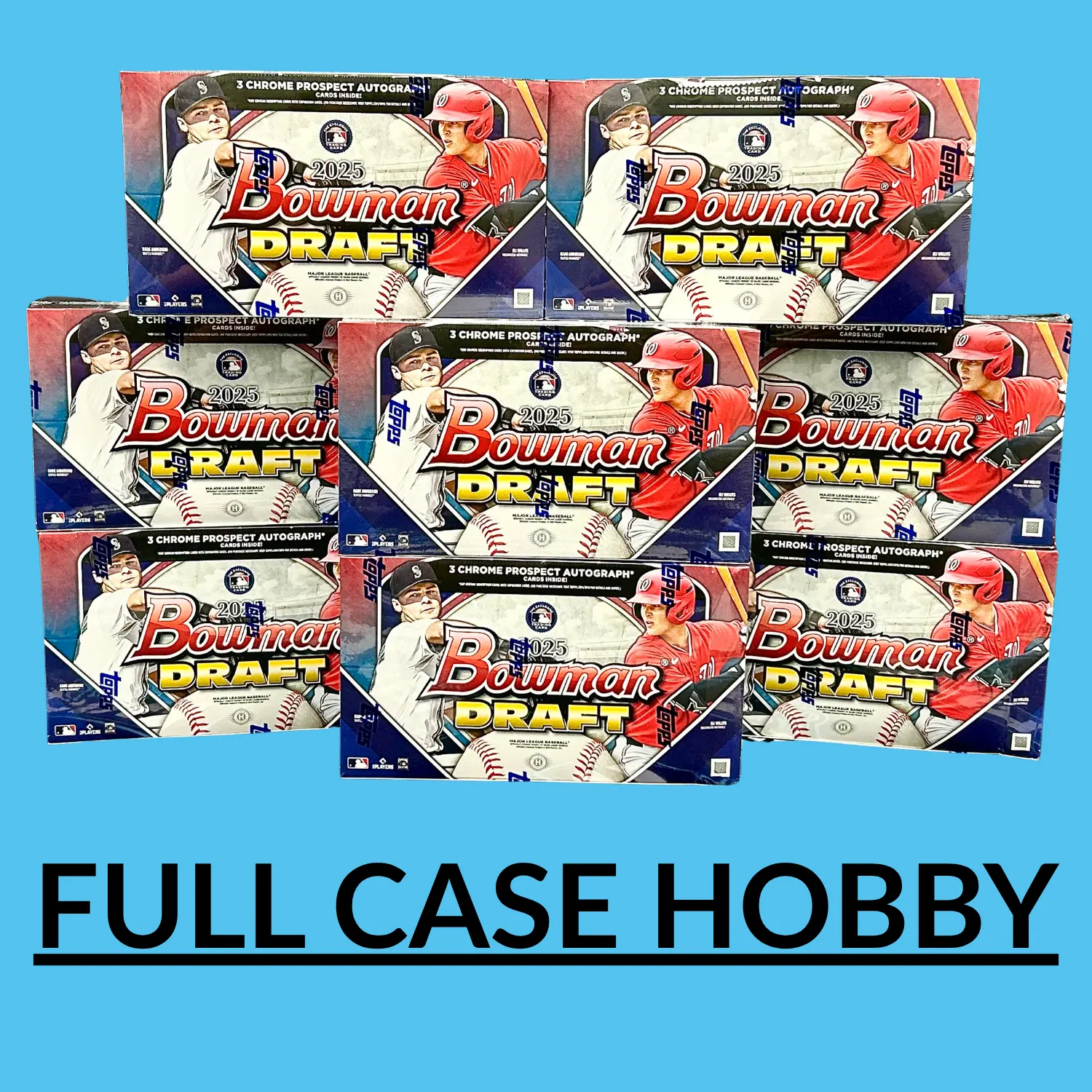 Break 1434: 2025 Bowman Draft Hobby Full Case Break MLB Baseball Pick Your Team
