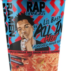 RAP SNACK All In Hot Ramen Noodles 2.25oz - Instant Food Snack