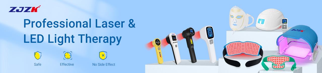 ZJZK 9 Diodes 308nm UVB Excimer Phototherapy Device, 55mW/cm² High Energy Density, Handheld Blue Light Skin Treatment, Targeted Therapy for Vitiligo, Psoriasis, Eczema, Atopic Dermatitis, Portable Home Use for Skin Disorders